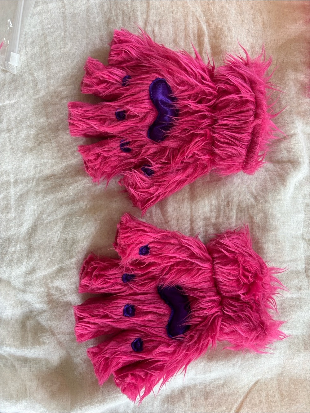 Cheshire Cat Costume Jumpsuit with Tail and Furry Accessories - Picture 5 of 7